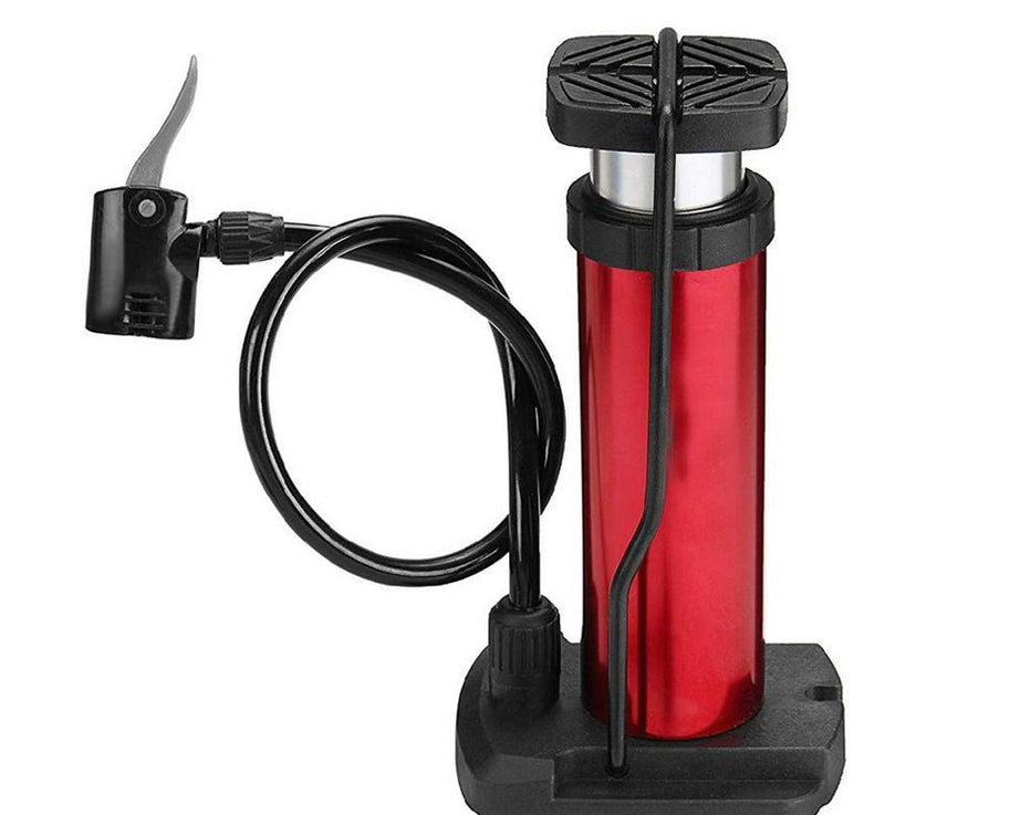 Portable Mini Foot Pump for Bicycle, Bike, and Car