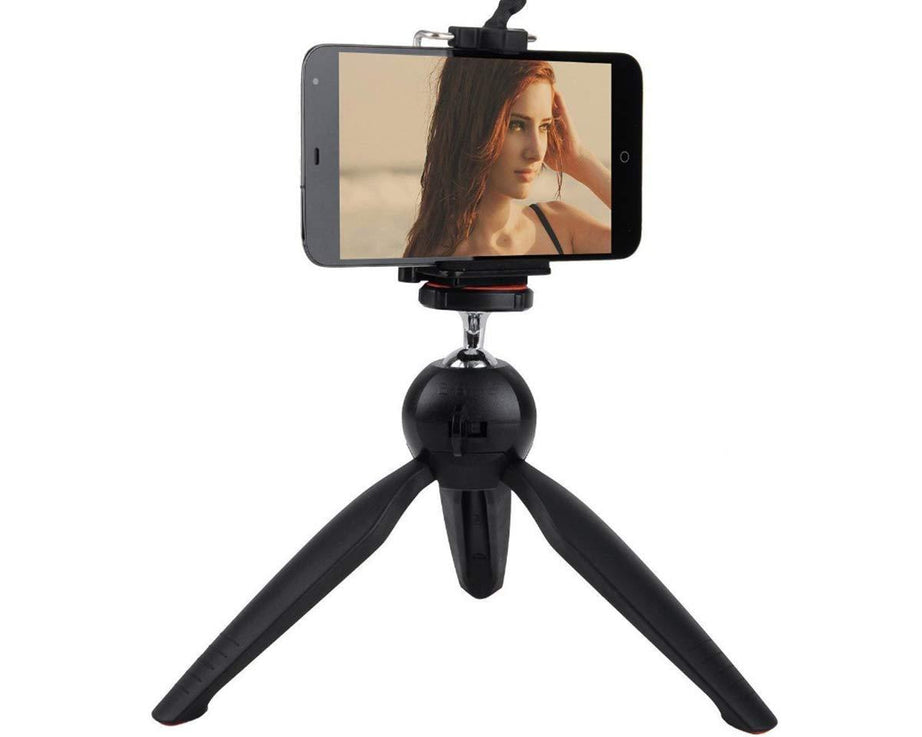Universal mini tripod for camera and phone