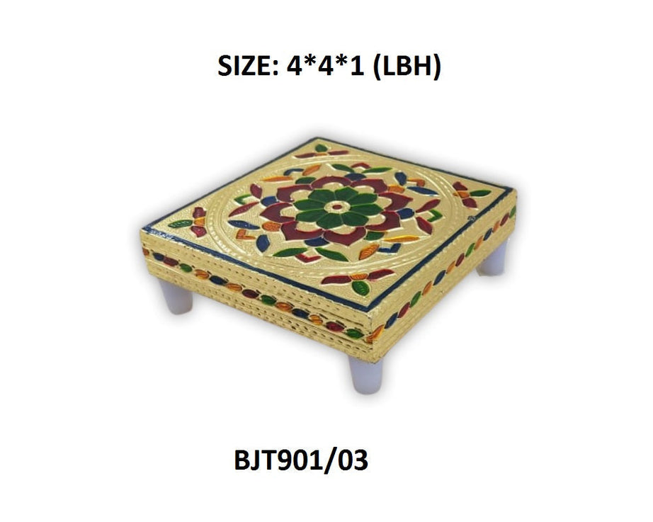 Handicraft wooden stool set for various uses