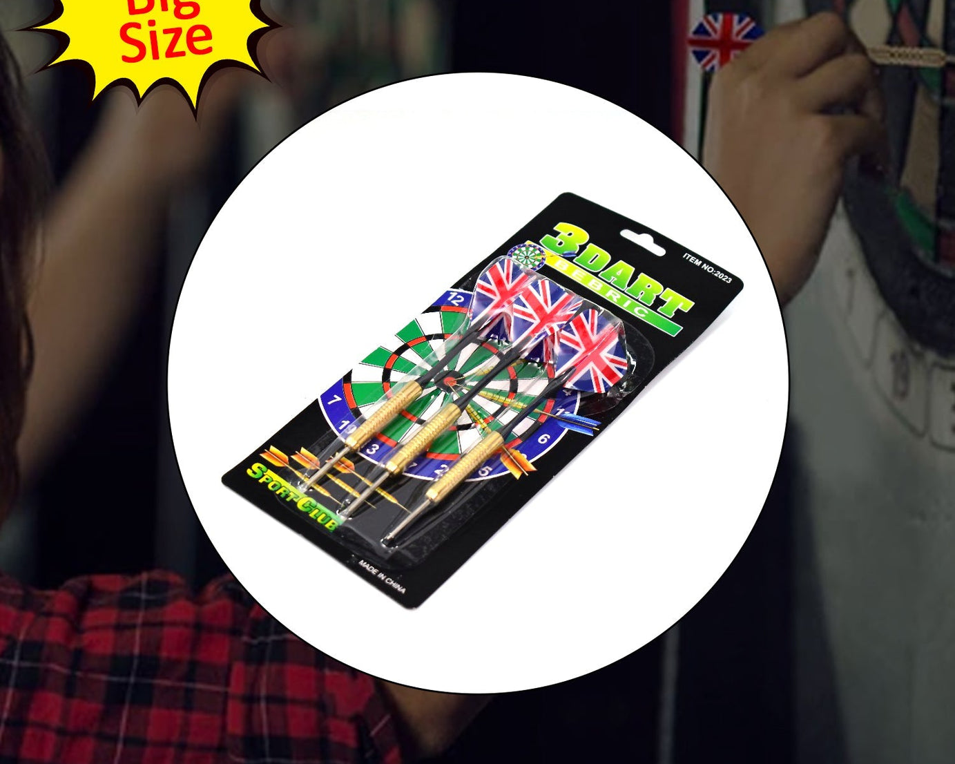 Dart set for board game