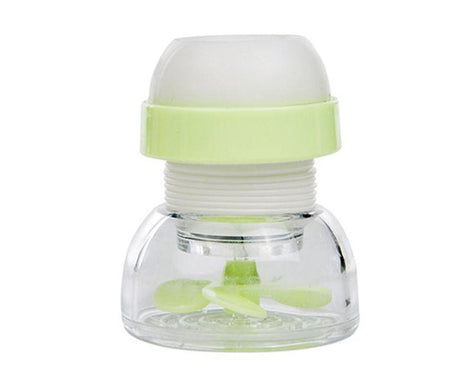 Faucet sprinkler head with adjustable spray