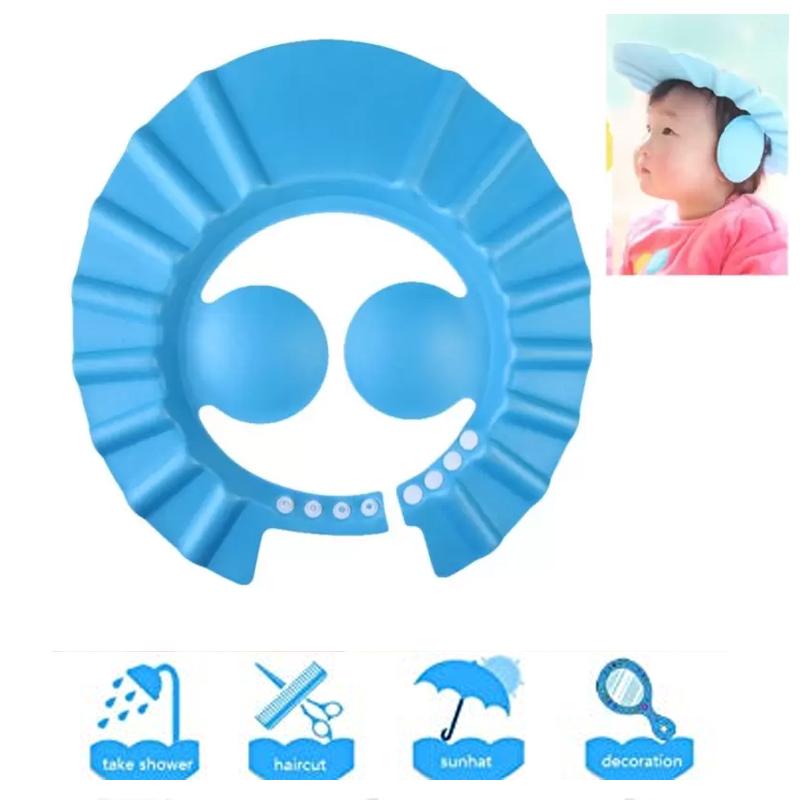 0378 Adjustable Safe Soft Baby Shower cap Cartnow Technologies