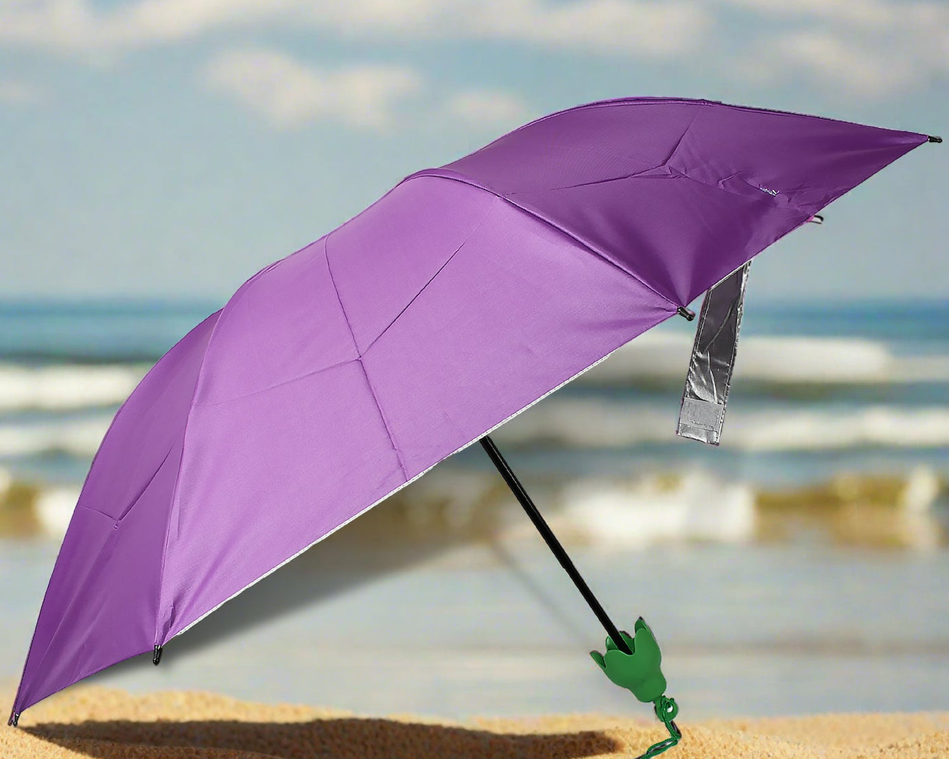 Vegetable shaped Folding Umbrella, Plastic Case Creative Fashion Folding Mini Sun Shade Rain Umbrella, Unique Umbrella, Sun & UV Protection, Cute Design (1 Pc)