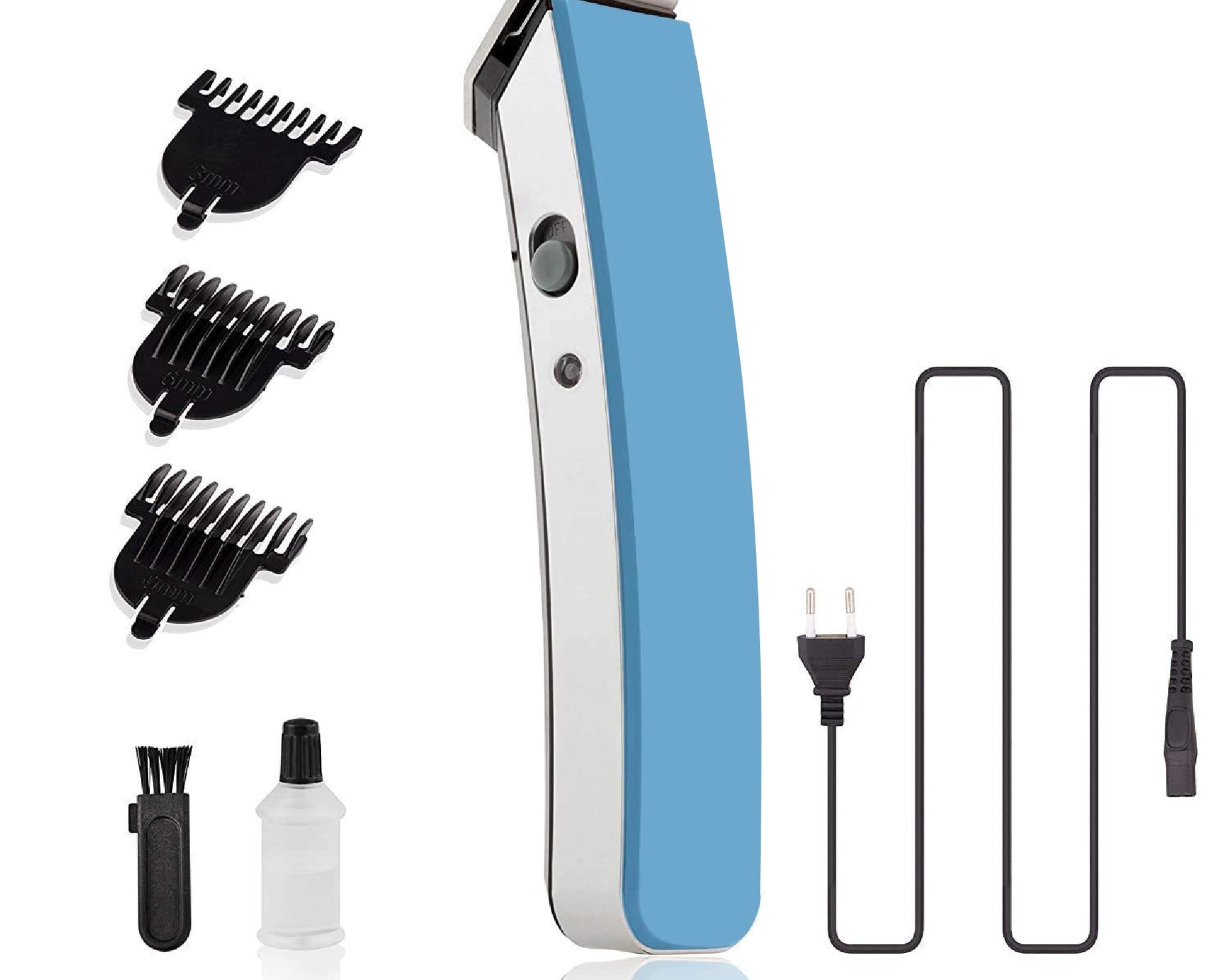 Rechargeable NS-216 cordless trimmer, ideal for men's hair and beard grooming.