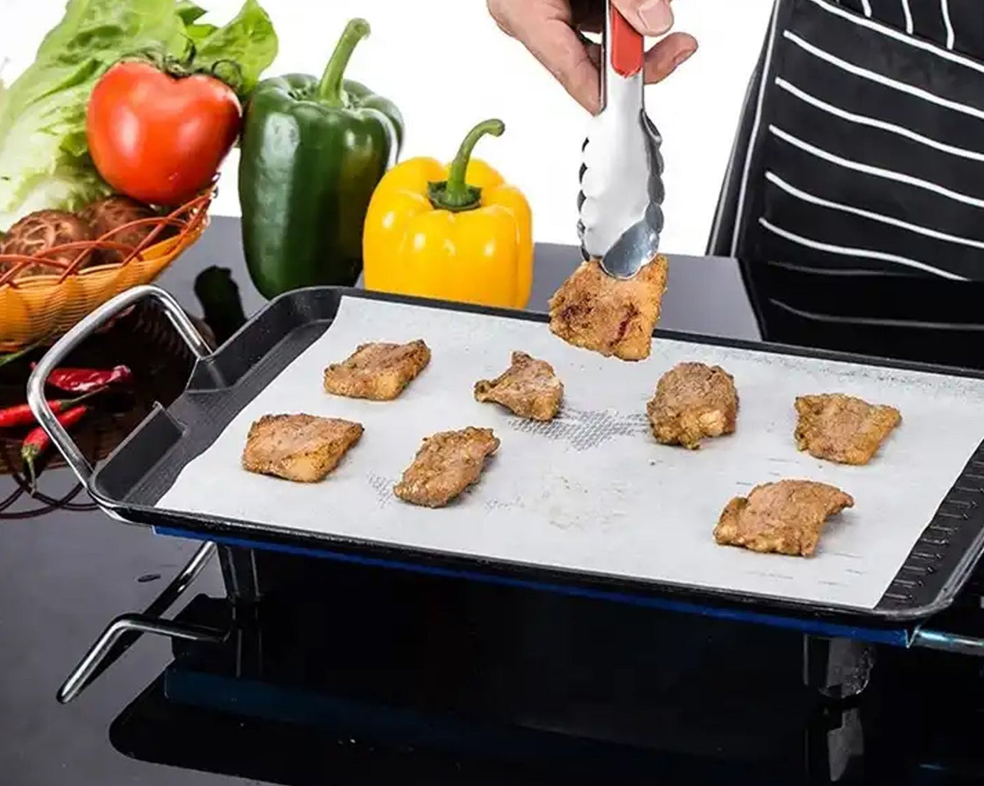 Non-Stick Parchment Paper: Easy Cleanup for Baking, Grilling & More (Microwave & Oven Safe / 5 MTR)