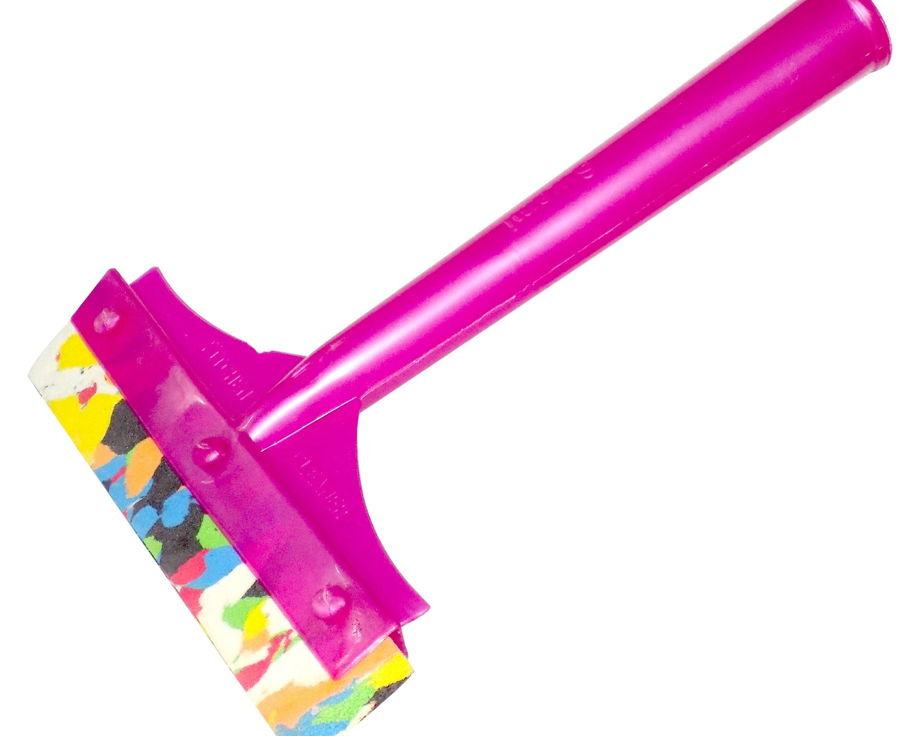 Premium bathroom floor wiper with ergonomic plastic handle.