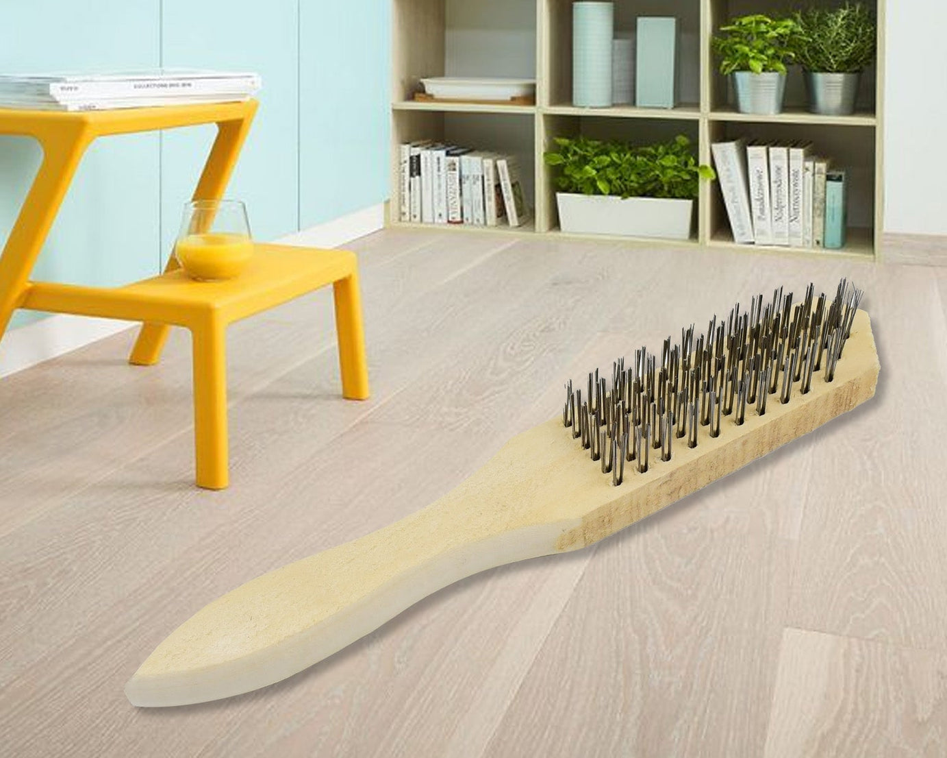 Wooden Handle Steel Wire Brush