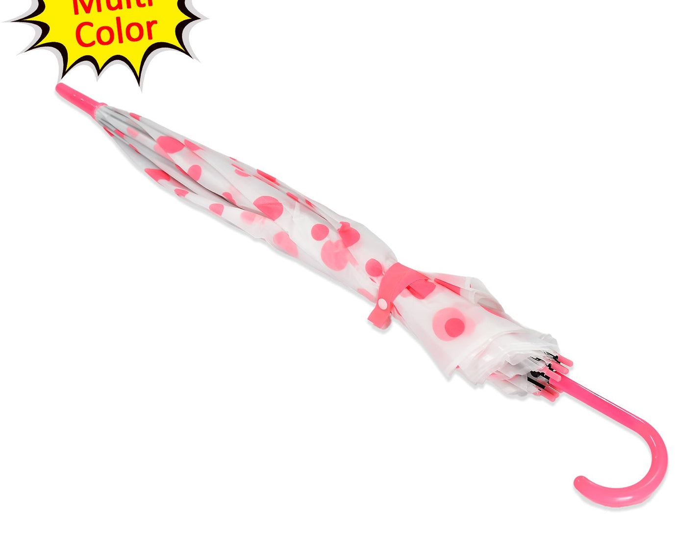 Multicolor dot umbrella for all