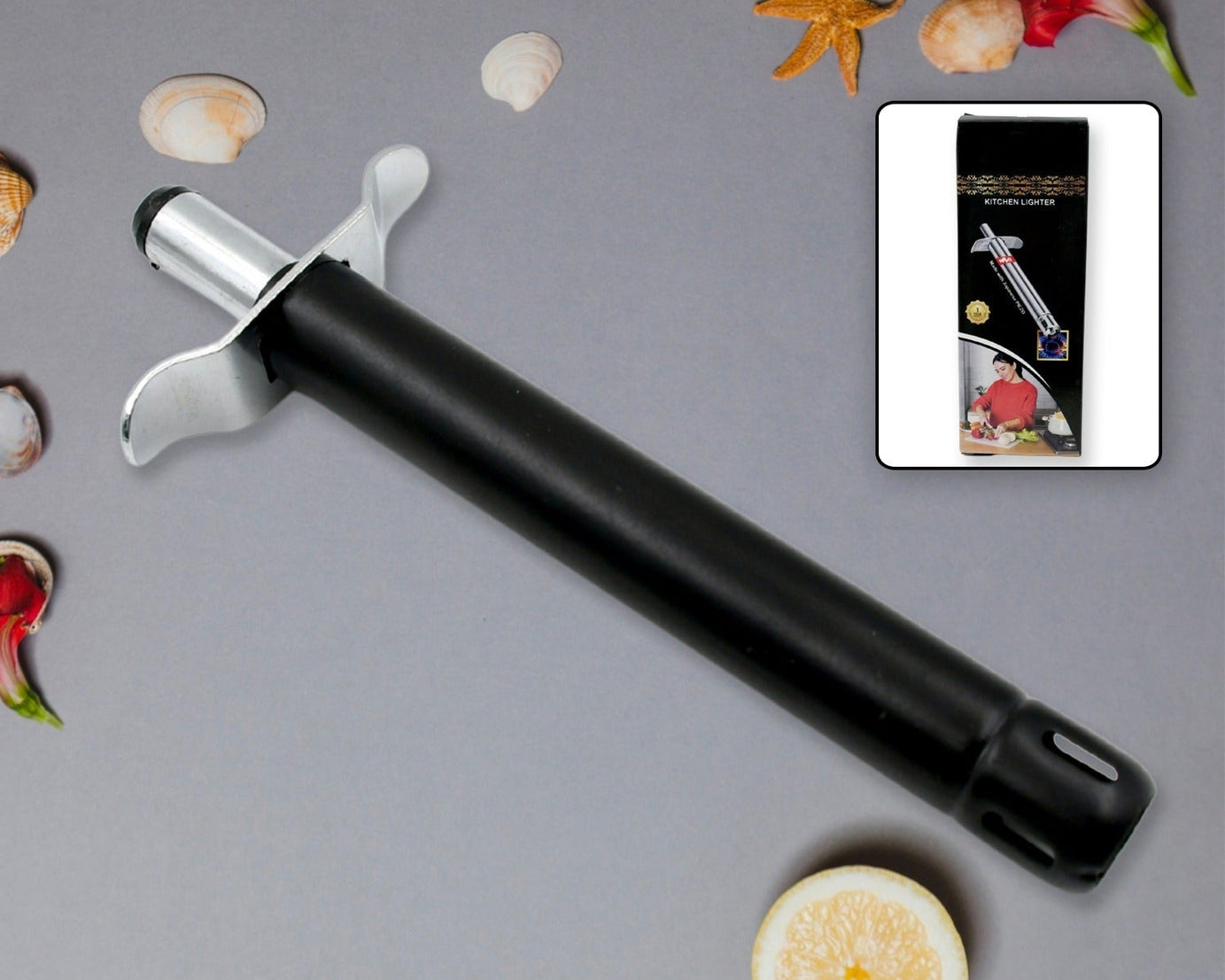 Stainless Steel Gas Lighter for Kitchen Gas Stove, Long Lasting, Unbreakable Lighters for Gas Stoves, Restaurants & Kitchen (1 Pc)