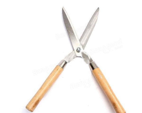Wooden Handle Hedge Shears, Bush Clipper