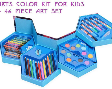46 pcs art set with oil pastels