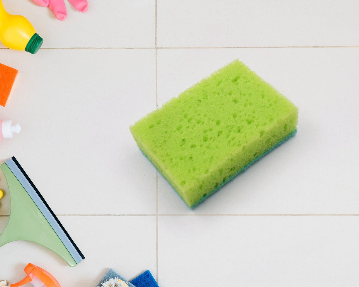 Multi-Purpose Medium 2 In 1 Color Scratch Scrub Sponges, Sponge, Wear Resistance, Dish Washing Tool, High Friction Resistance Furniture for Refrigerator Sofa for Kitchen, Household (1 Pc)