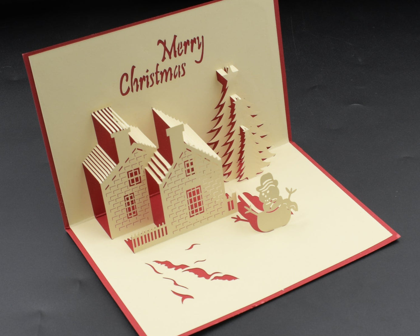 3D Paper Wish Card High Quality Paper Card All Design Card Good Wishing Card  (Birthday , Valentine , love , Christmas Card) (1Pc )