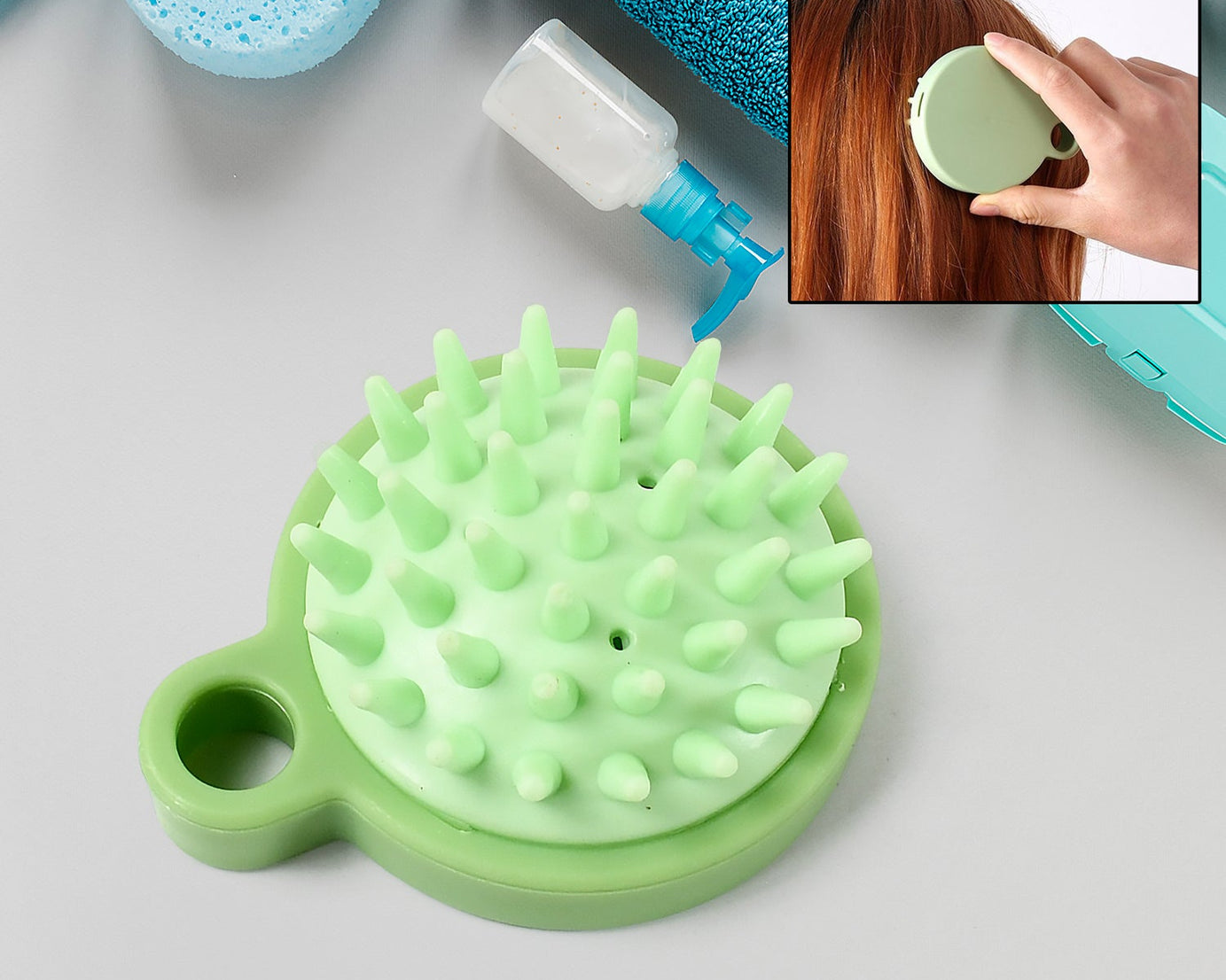 Comb Scalp Massage Brush, Hair brush, Hair Comb, Shower Brush, Bath Massage Brush, Small Portable Brush Washable Massage Comb Bath Shampoo Massages Effectively Remove Loose Short Hair