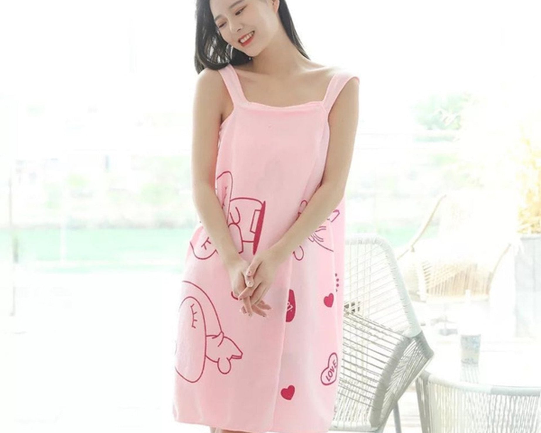Fluffy cotton towel for men and women, highly absorbent