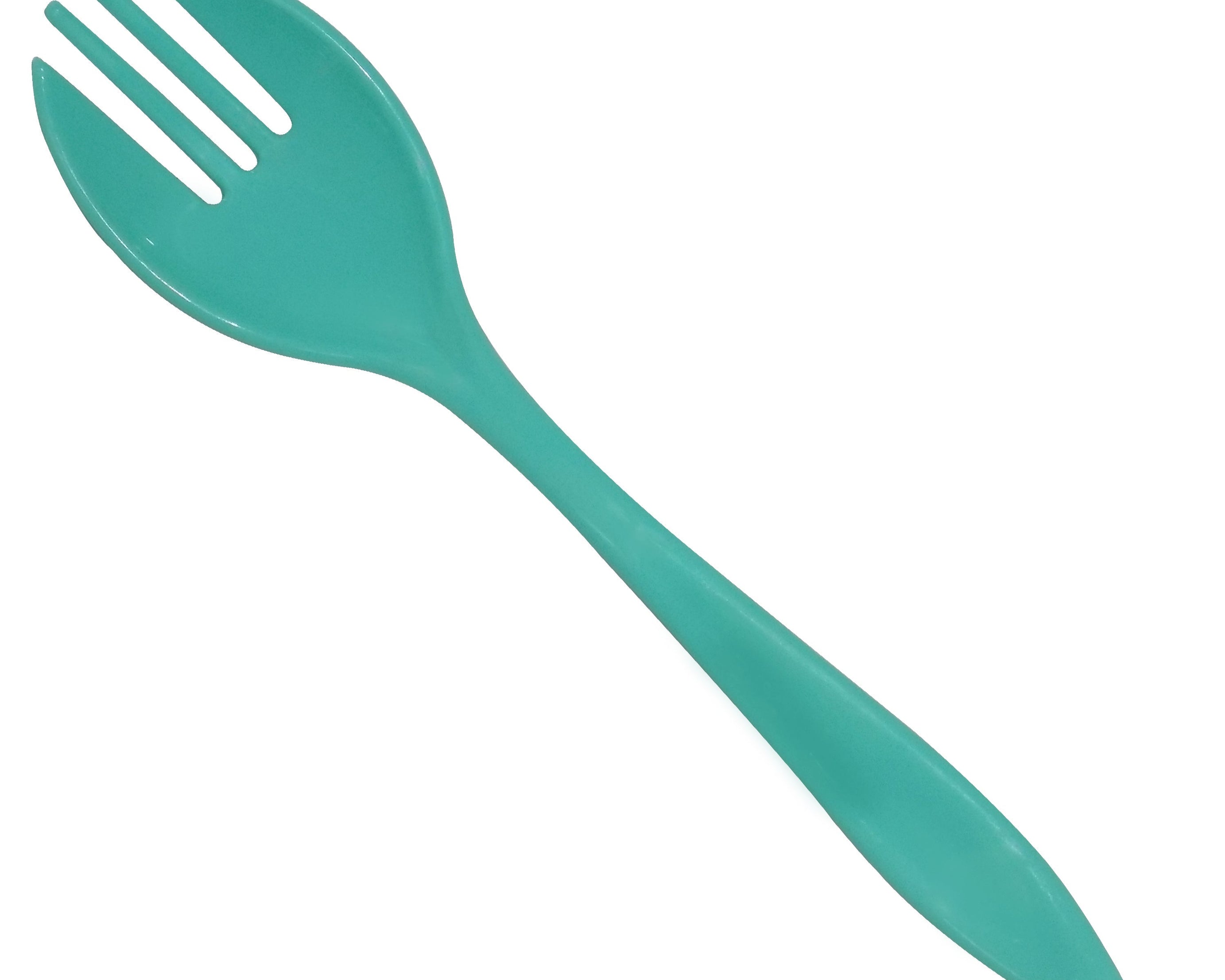 Set of 10 robust dinner table forks for home kitchen.