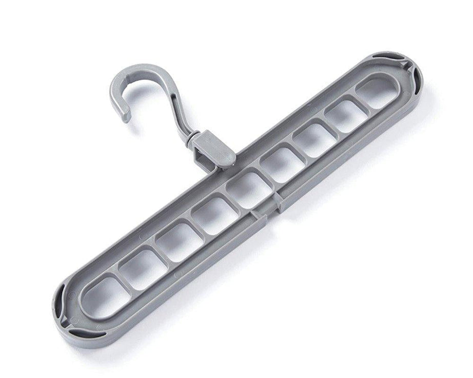 9 Hole Plastic Hanger Hanging hook Indoor Wardrobe Clothes Organization Storage Balcony Windowsill Suit Racks