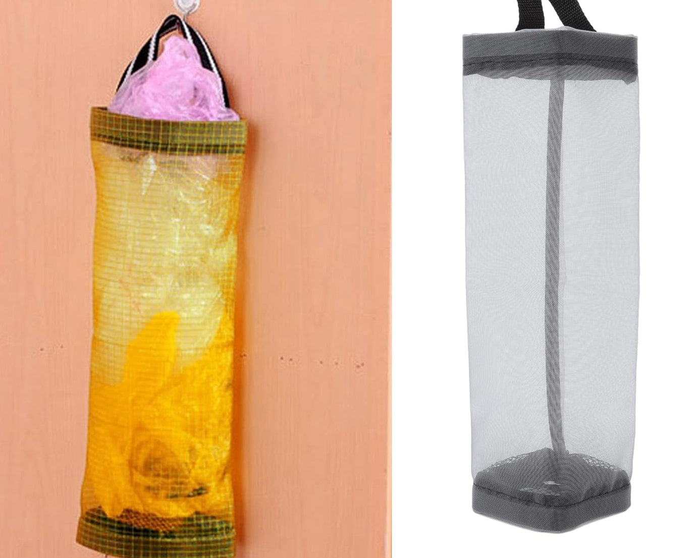 Hanging Waste Bag Holder, Garbage Bag Storage Bag, Widening Handle Hanging Sturdy for Store Garbage Bags Home Store Debris Kitchen, Bedroom Large Capacity for Restaurant (1 Pc)