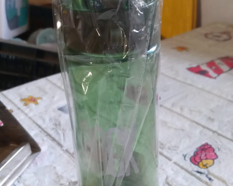 7330 Plastic water bottle Outdoor Sport Bottle With Carry Case, leak proof BPA-free for travel cold and hot water Plastic water bottle with daily water intake for gym and children, Home, Travel, Office Use (1 pc )