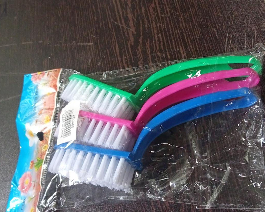 Multi-Purpose Kitchen Cleaning Brushes - Fish Cleaning Vegetable Cleaning Tool Cleaner Utensils Fruit Cleaning 3 Piece