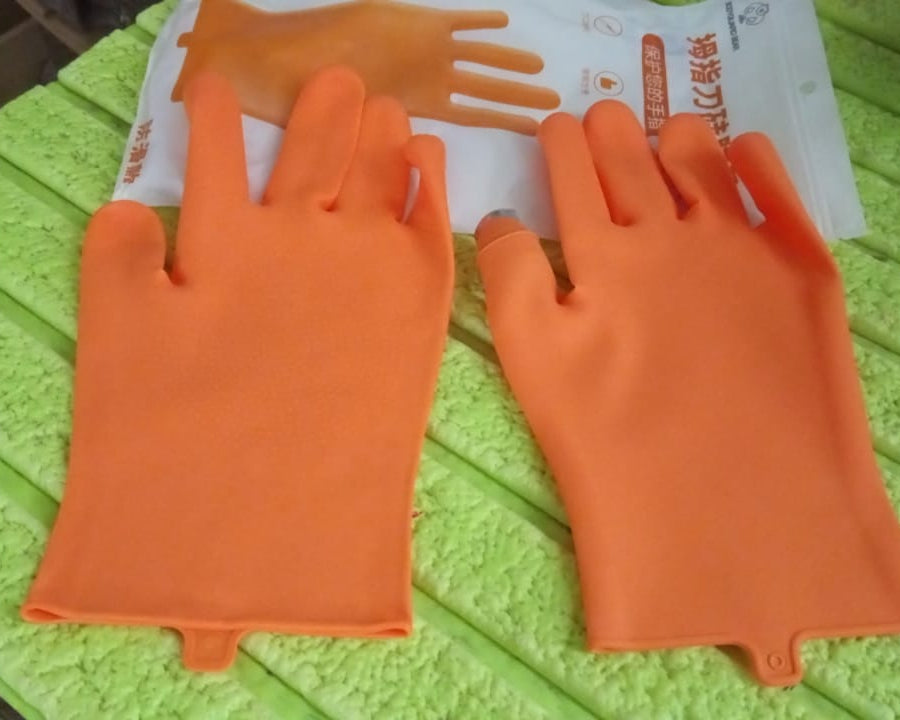 Gloves Silicone Thumb Knife Finger Protector