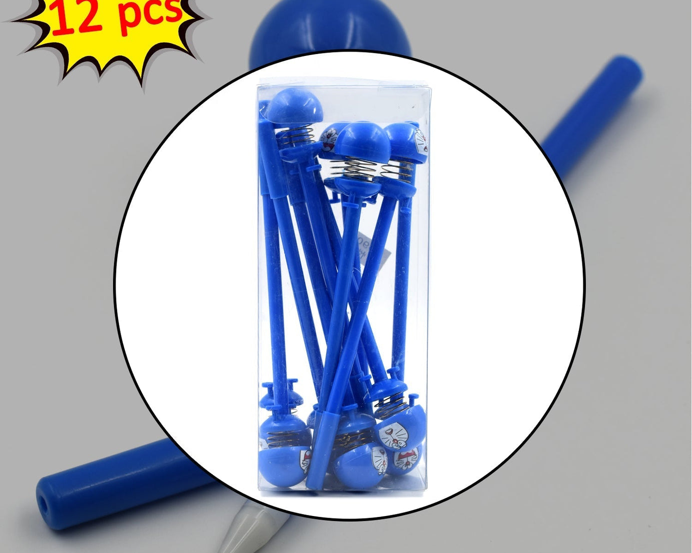 Colorful emoji pen and pencil suitable for children’s educational activities