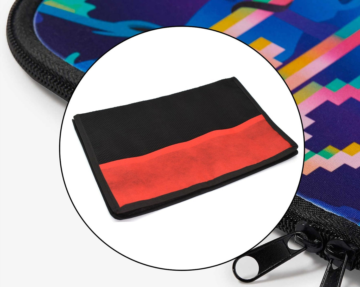 laptop cover bag, showing its protective features
