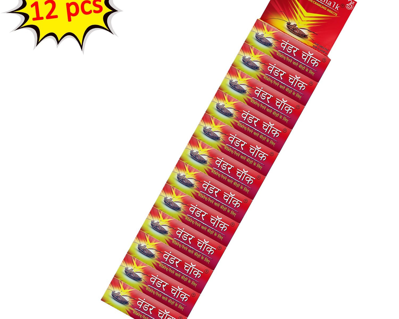 Cockroach killer chalk sticks in a package.