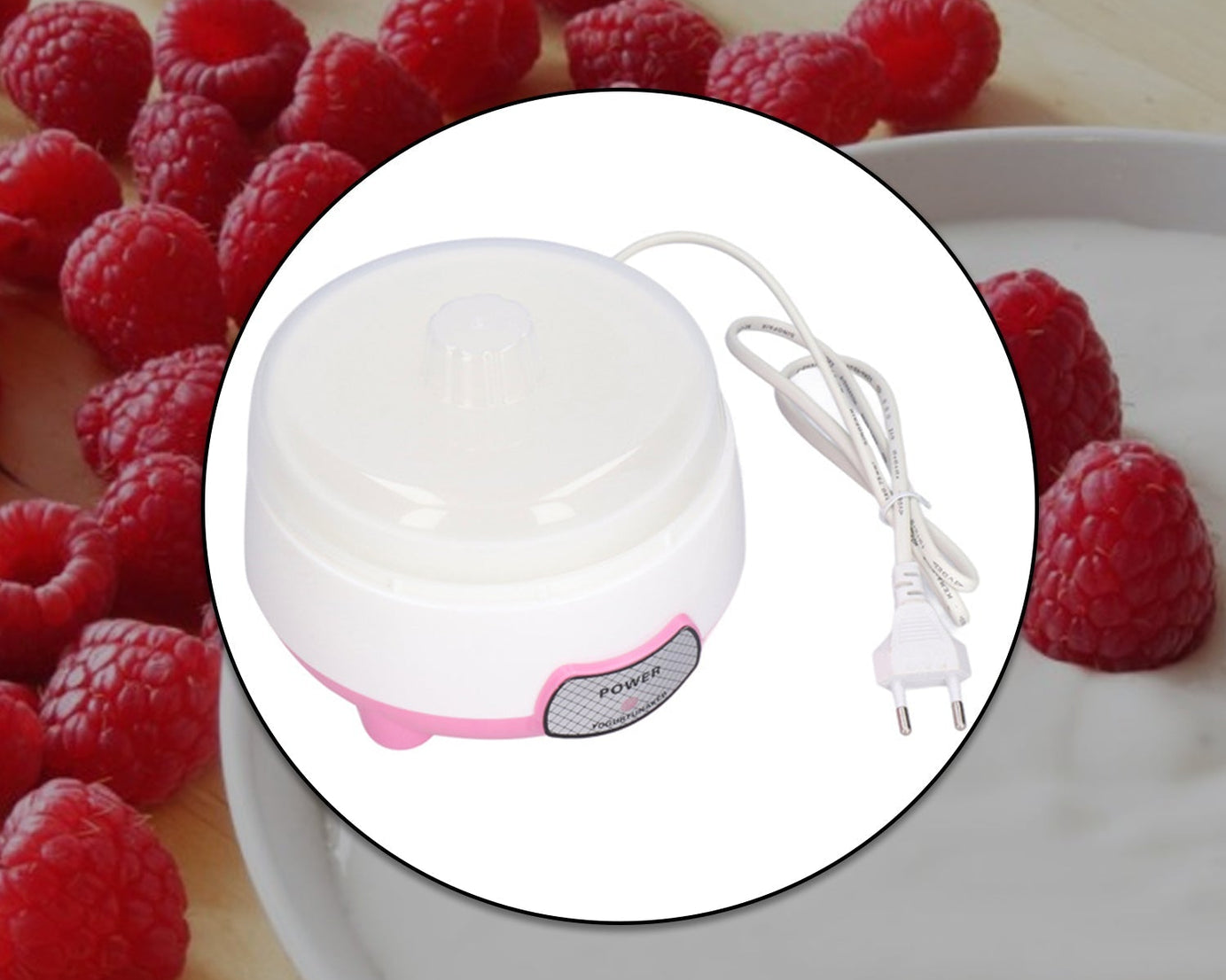 Easy-to-use electric yogurt maker for making fresh yogurt in kitchens.