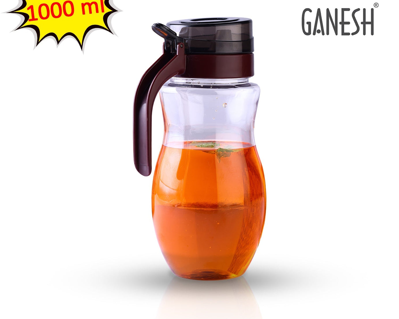 Durable 1000ml oil dispenser with stainless steel body
