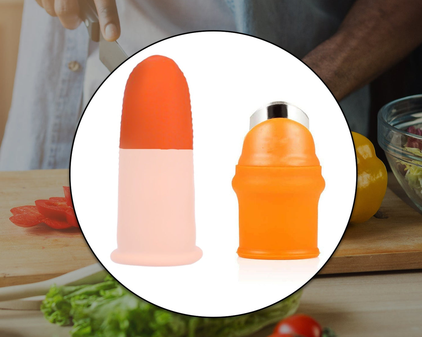 Effective vegetable cutter with a sharp blade system for easy slicing