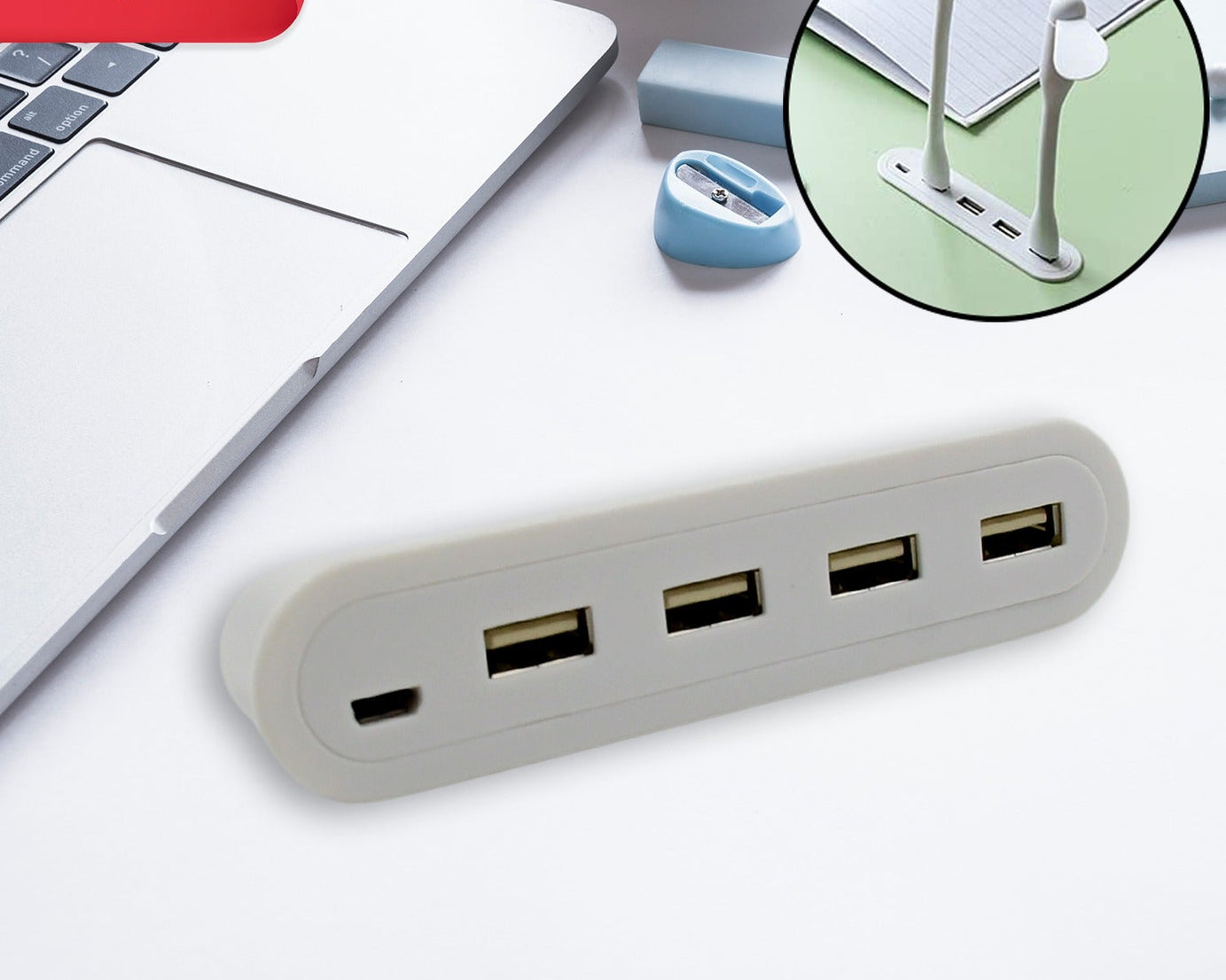 4in1 hub is USB For Pen drive, Mouse, Keyboards, Camera, Mobile, Tablet, PC, Laptop, TV, Study table, CHARGING Extension HUB Portable (1 pc)