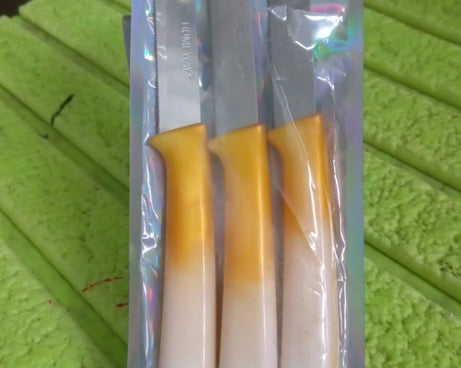 Kitchen Knife with Stainless Steel Blade (1 Pc)