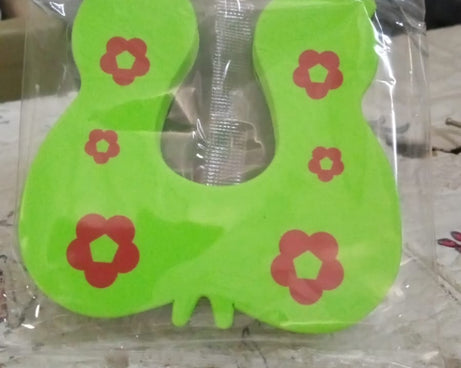 Baby door stopper, animal safety design, prevents door slamming and pinching