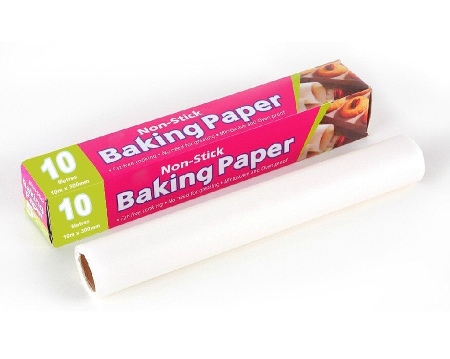 Roll of non-stick baking paper for microwave and oven.