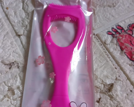 12628 Multifunctional Easy To Clean Curved Silicone Eyeliner Stencils Wing Tips Quick Reusable for Makeup Tool for Beginners, Eyelashes Brush Curler Comb Eye Makeup Tool Female Supply (1 Pc)