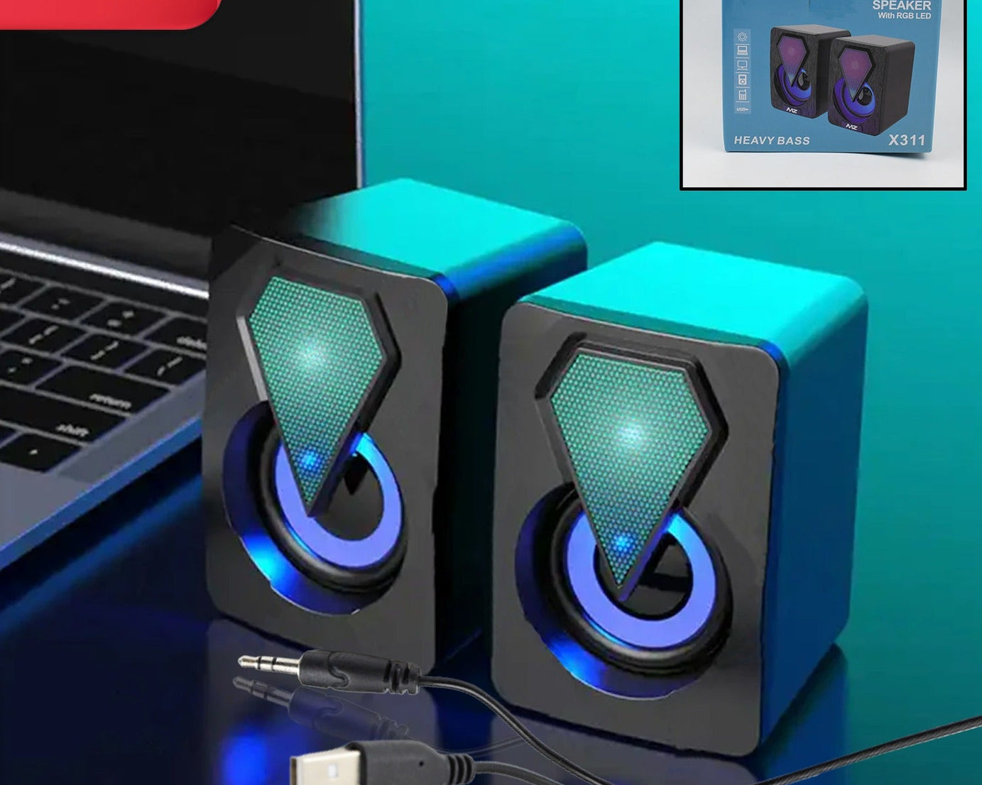  Plug and Play USB Powered Speake