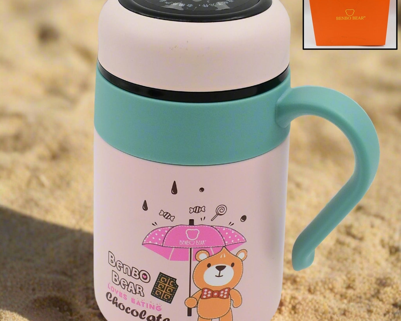 Water Bottle with LED Temperature Display