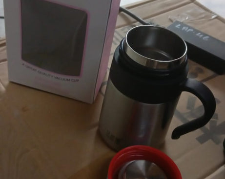 Stainless Steel Mug / Bottle Vacuum Insulated Cup With Handle & Small Cup (420 ML)