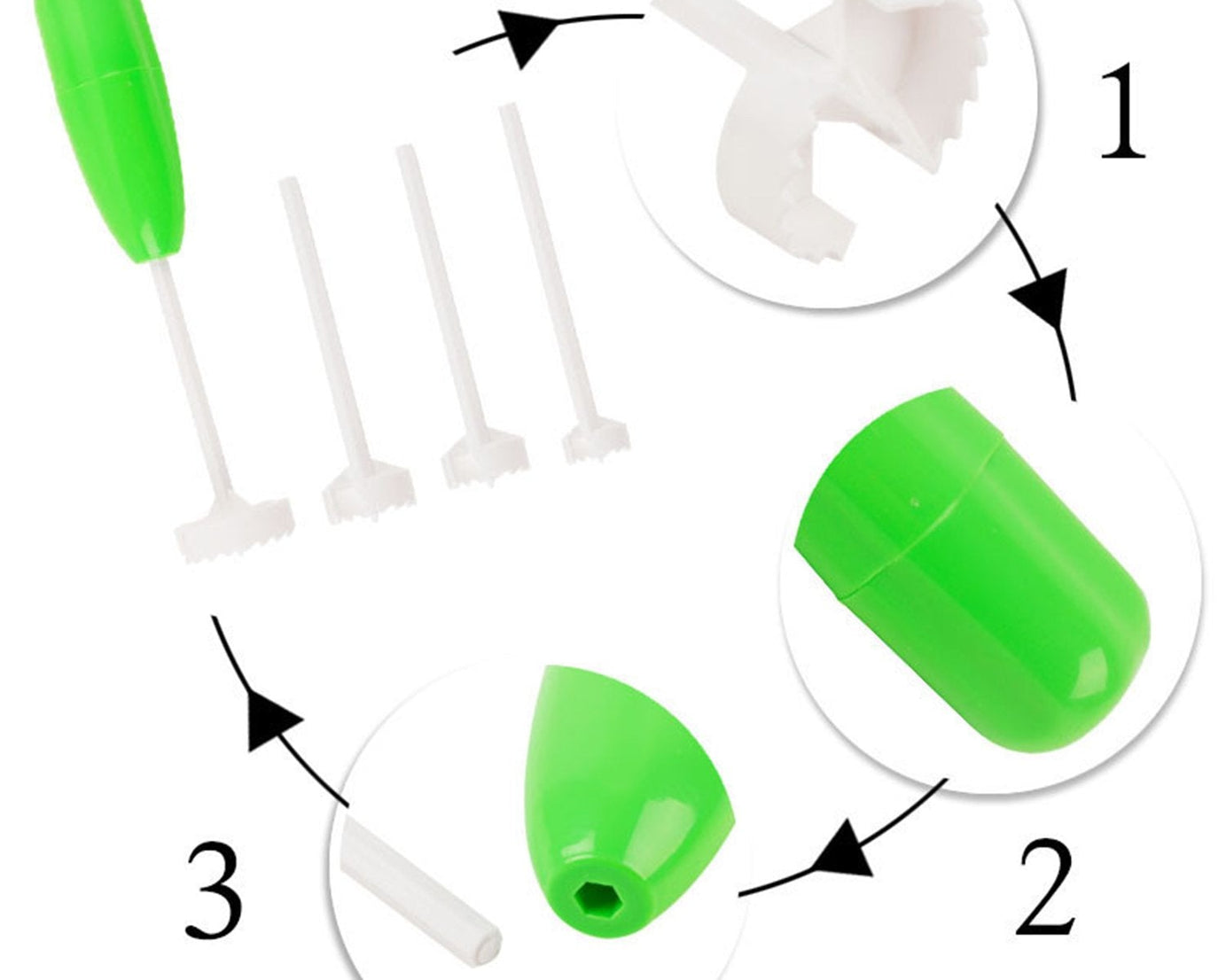 Veg Drill Vegetable Spiralizer Digging for Stuffed Vegetables