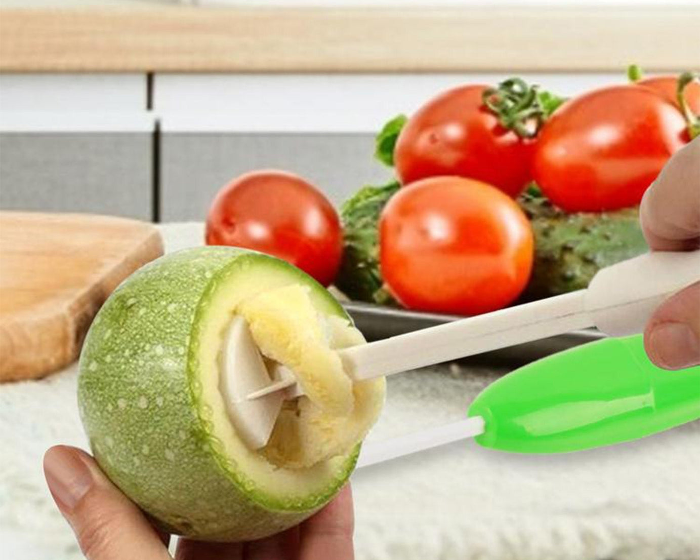 Veg Drill Vegetable Spiralizer Digging for Stuffed Vegetables