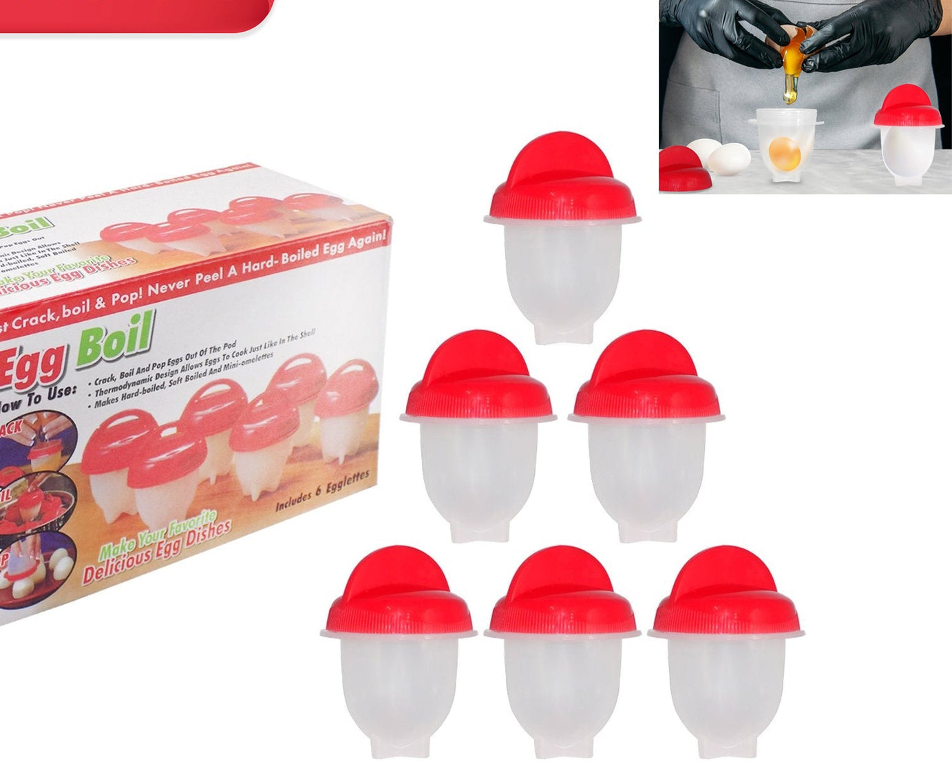 Nonstick Eggs Boiler Cookers Egg Shell