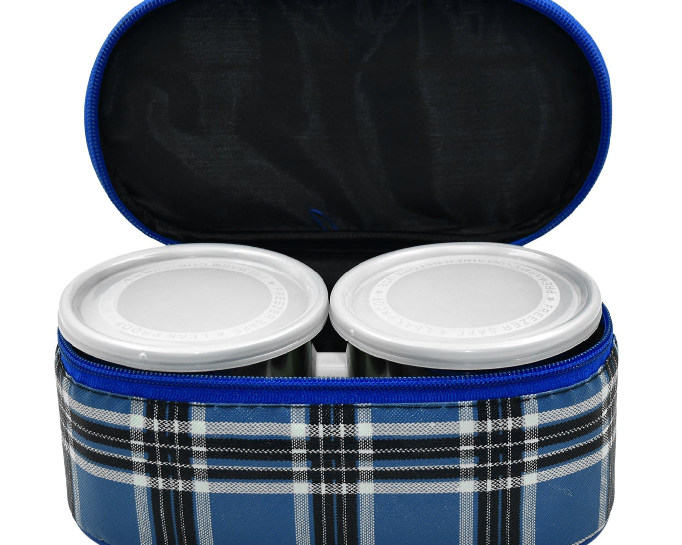 Stainless steel lunch boxes with tight-fitting lids