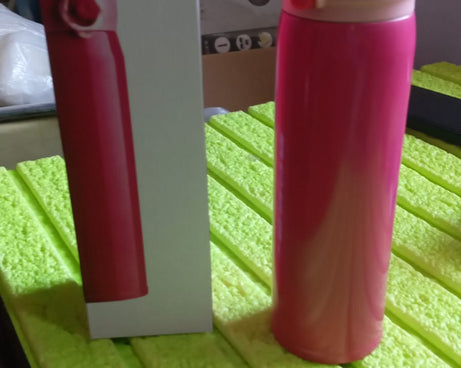 12760 Stainless Steel Water Bottle Leak Proof, Rust Proof, Hot & Cold Drinks, Gym Sipper BPA Free Food Grade Quality, Steel fridge Bottle For office / Gym / School (350 ML Approx)