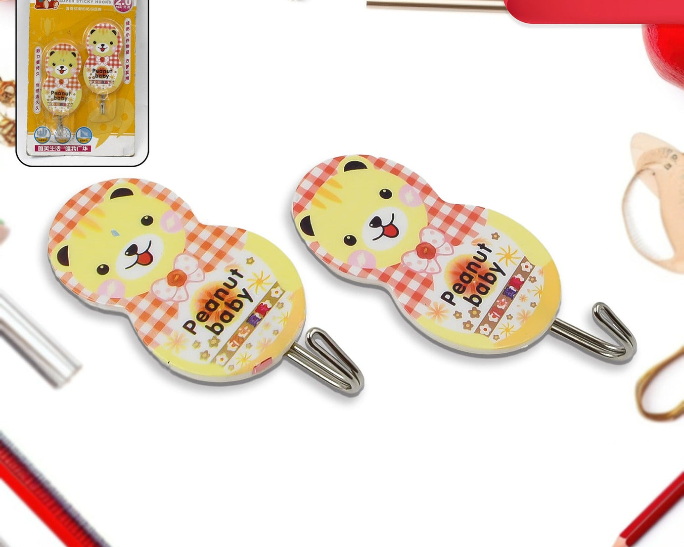 Heago Adhesive Wall Hooks