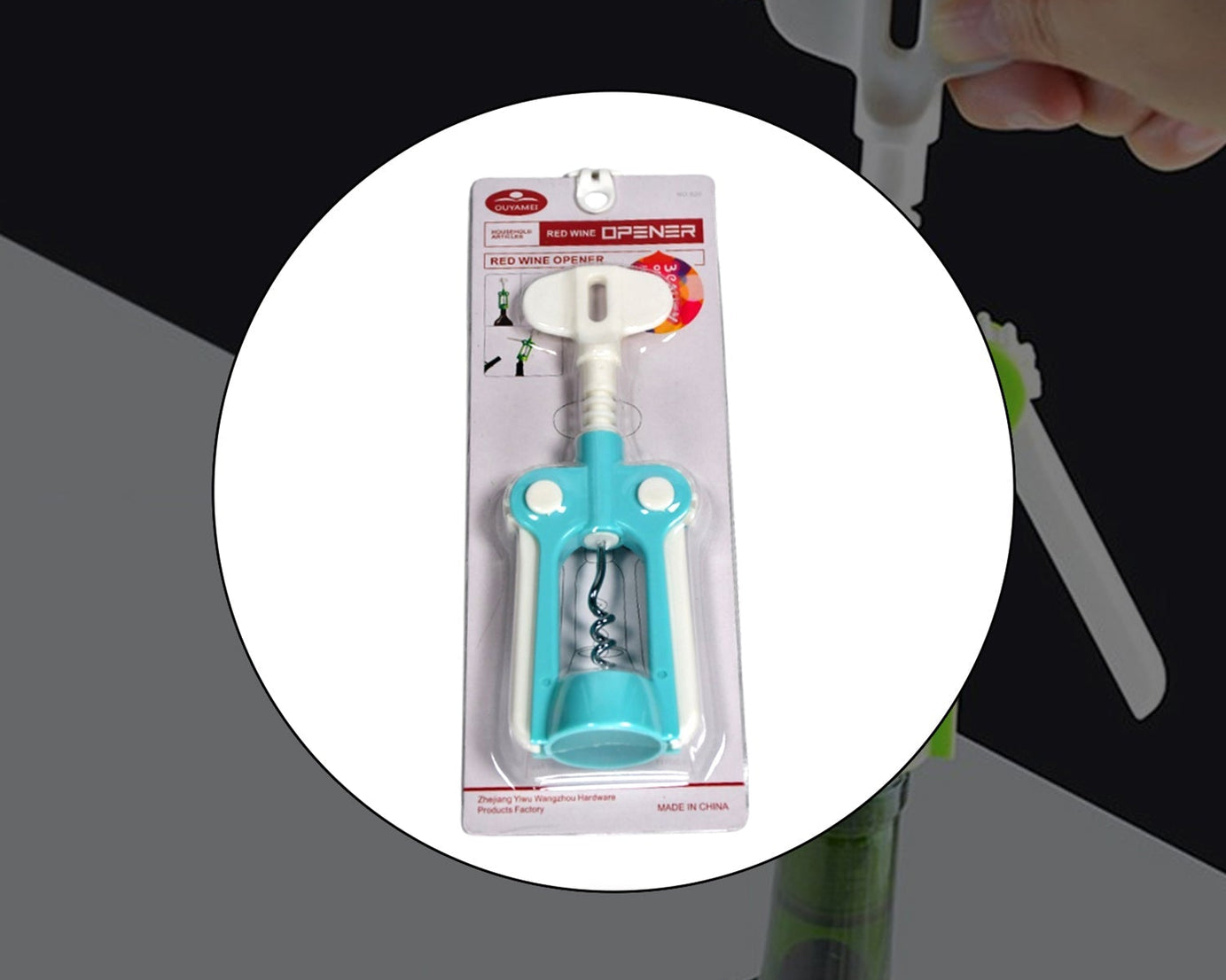 Waiter Wine Corkscrew Bottle Beer Cap Opener for Restaurants Bar Home