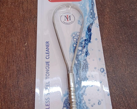 Steel Tongue Cleaner, Tongue Scraper (1 Pc)