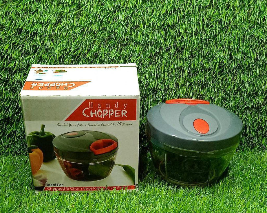 Portable hand food chopper, easy to clean and store
