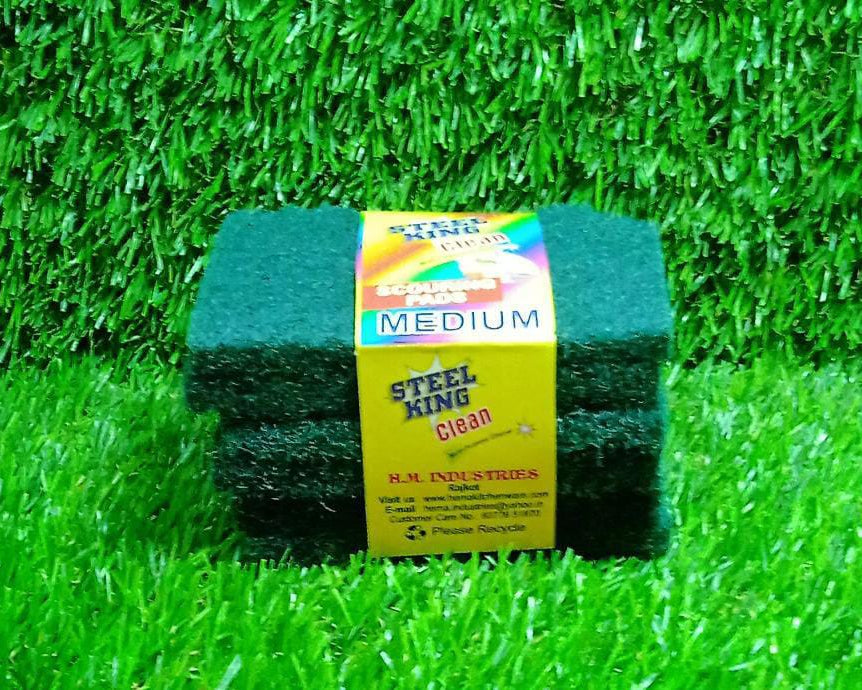 Aqua green scrub sponges, ideal for kitchen and household cleaning.