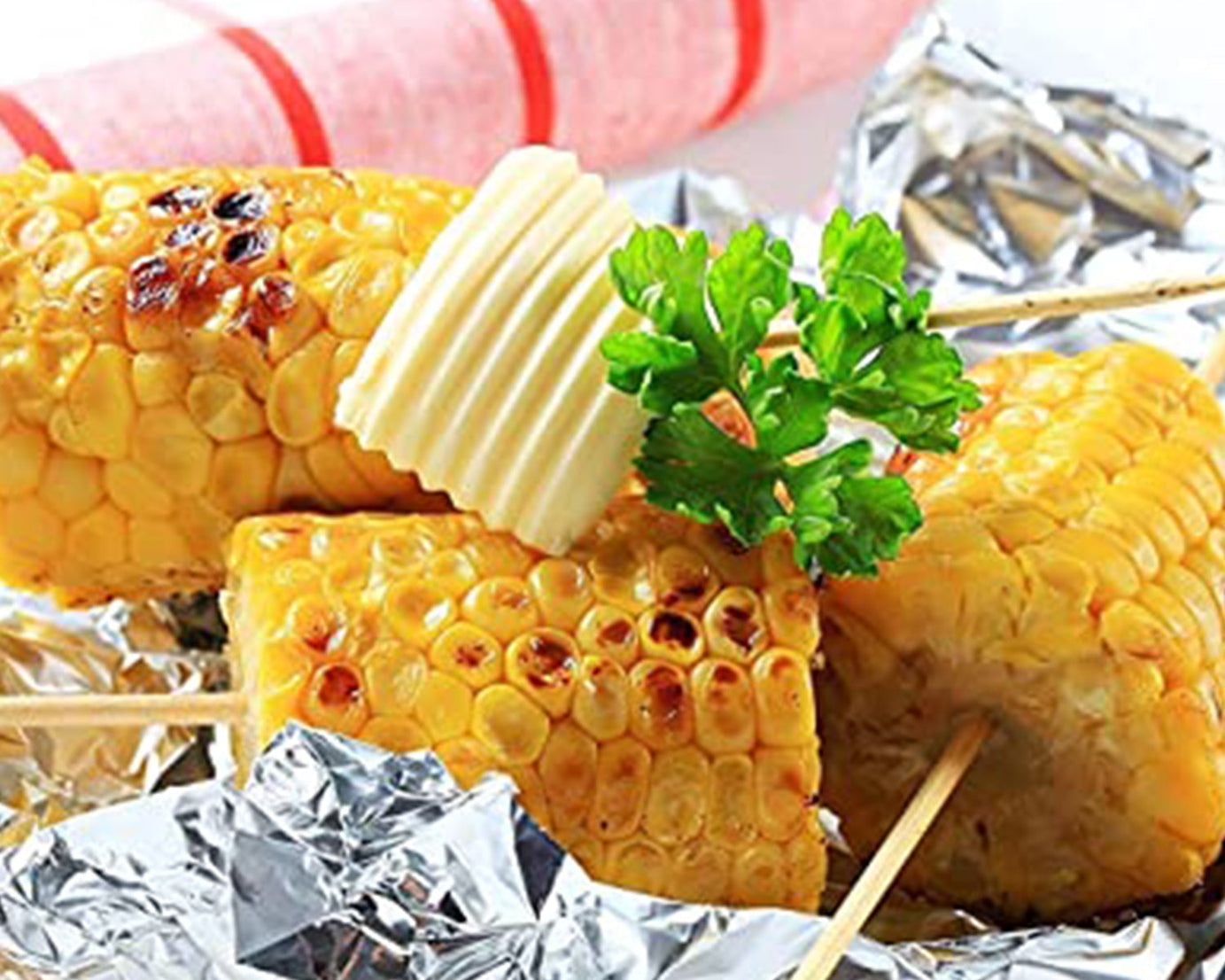 Non-stick thick aluminum foil roll, ideal for grilling